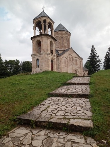 the Nikortsminda cathedral